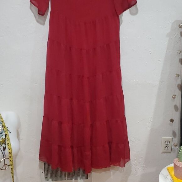 Urban Outfitters Red Maxi Dress - Picture 4 of 10